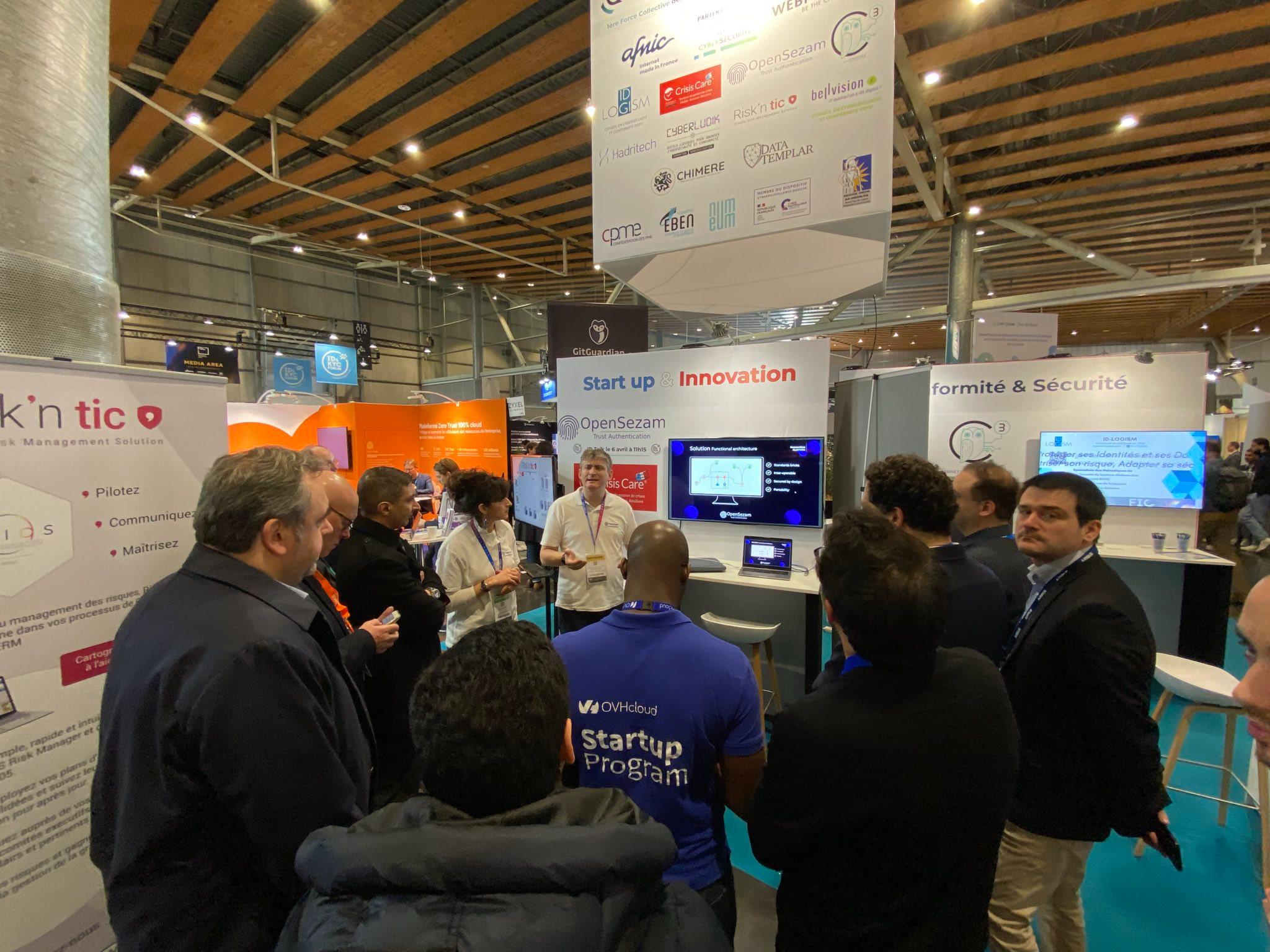 OpenSezam sur le stand F43 du forum Incyber (FIC)